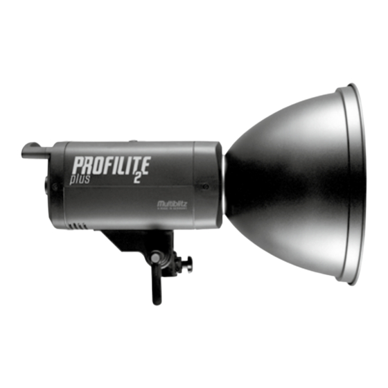 Multiblitz Profilite plus 4 Bedienungsanleitung