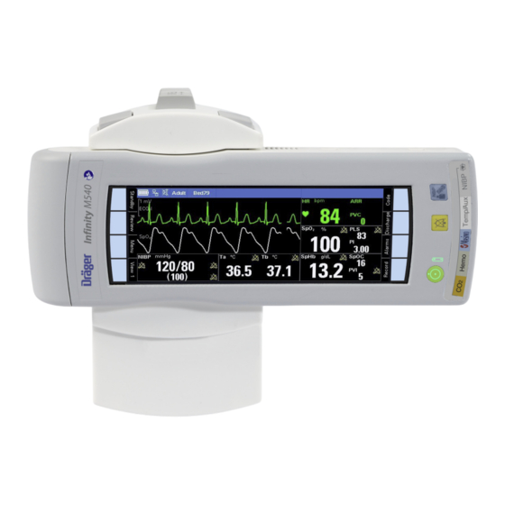 Dräger Infinity Acute Care System Gebrauchsanweisung