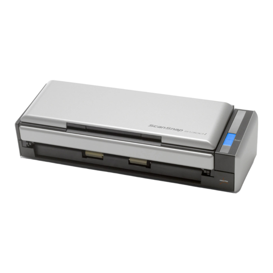 Fujitsu SCANSNAP S1300I Handbuch