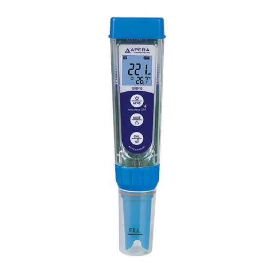 APERA INSTRUMENTS ORP5 Bedienungsanleitung