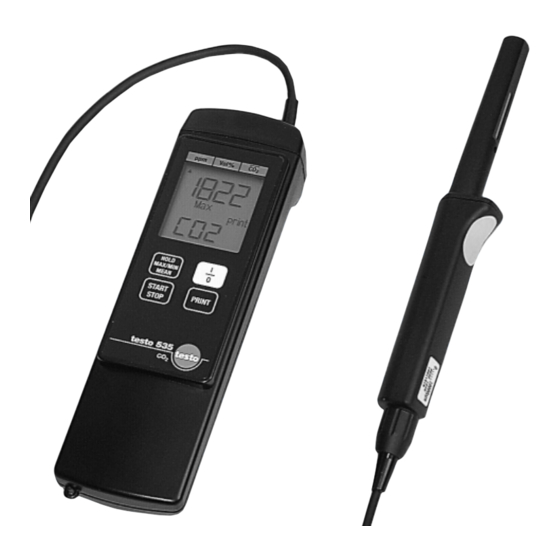 testo 535 Bedienungsanleitung