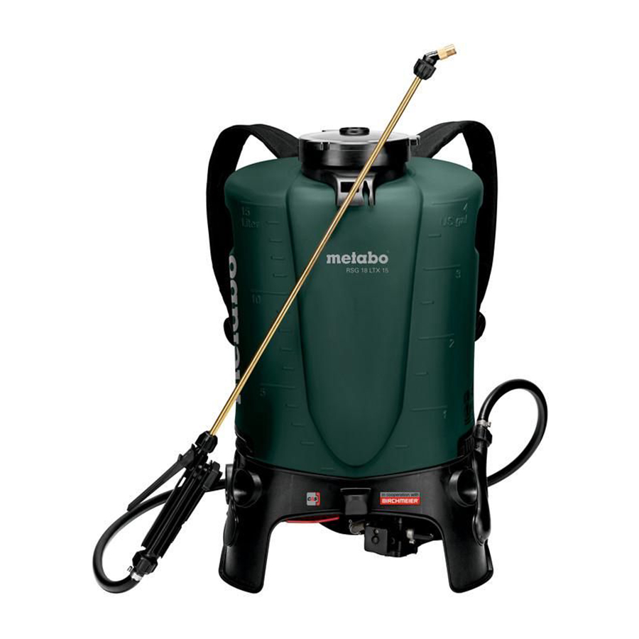 Metabo RSG 18 LTX 15 Originalbetriebsanleitung