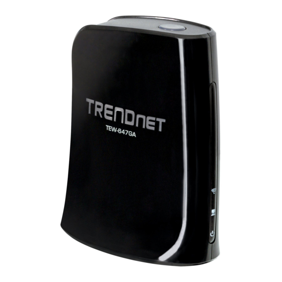 TRENDnet TEW-647GA Schnellstartanleitung