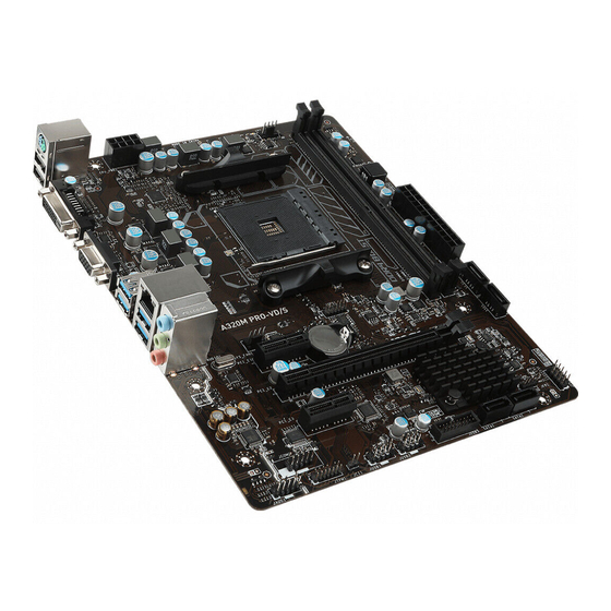 MSI A320M PRO-VD/S V2 Bedienungsanleitung