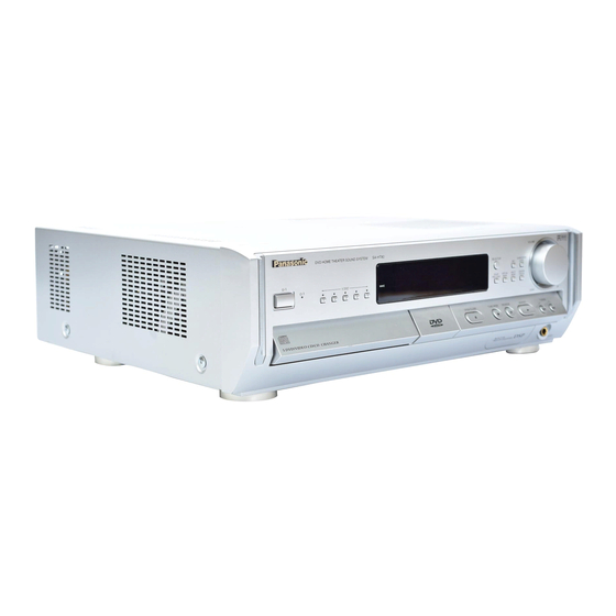 Panasonic SC-HT80 Bedienungsanleitung