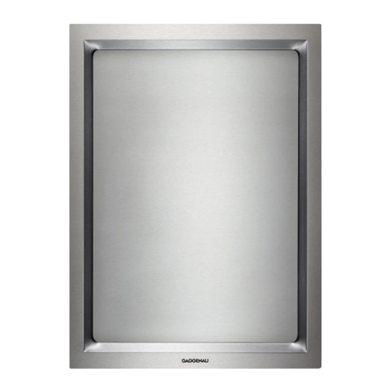 Gaggenau VP414115 Gebrauchs- Und Montageanleitung