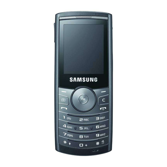 Samsung SGH-J150 Bedienungsanleitung