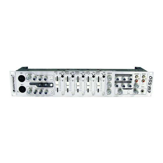 Omnitronic EM-550 Bedienungsanleitung