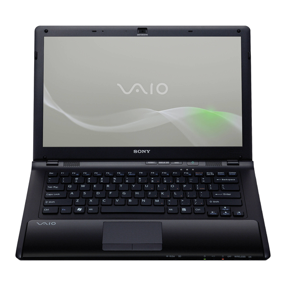 Sony VPCCW2C5E Benutzerhandbuch