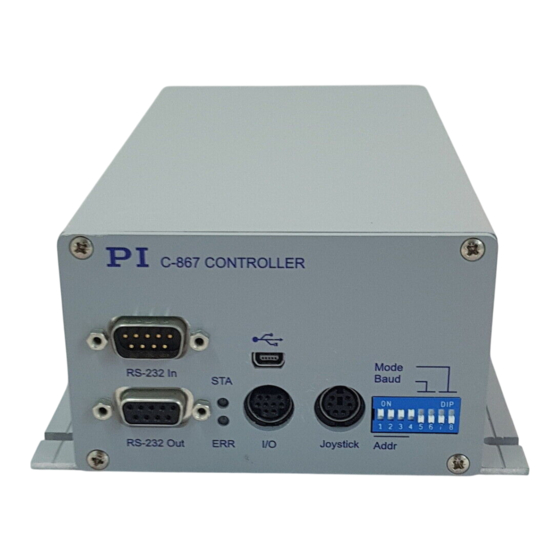 PI C-863 Kurzanleitung
