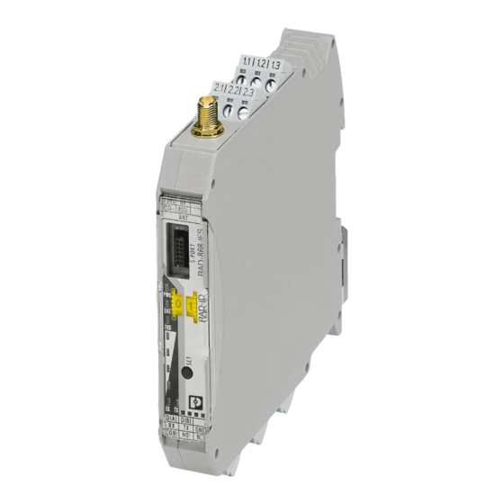 Phoenix Contact RAD-868-IFS Einbauanweisung