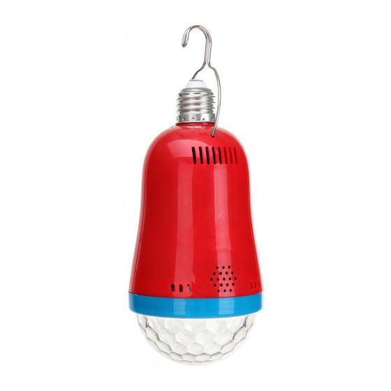 Showlite Party Rebel E27B-5W Anleitung