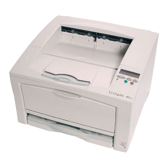 Lexmark W812 Benutzerhandbuch