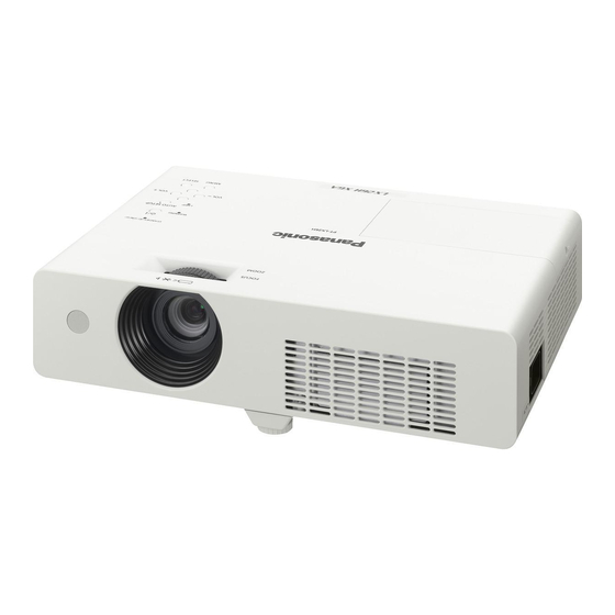 Panasonic PT-LX22E Bedienungsanleitung
