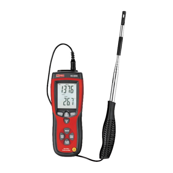 RS Pro RS-8880 Anleitung