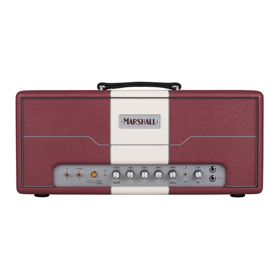 Marshall Astoria Custom Bedienungsanleitung