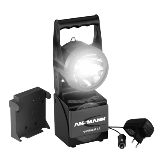 ANSMANN POWERLIGHT 5.1 Bedienungsanleitung
