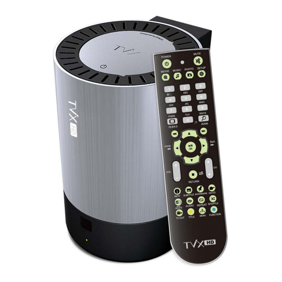 Tvix HD Cafe Benutzerhandbuch