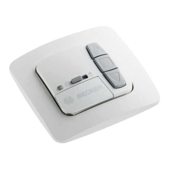 Becker Centronic MemoControl MC511 Montage- Und Betriebsanleitung