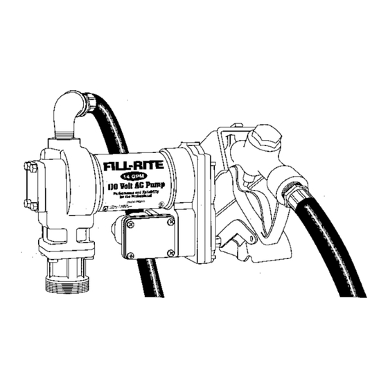 FILL-RITE FR4200 Serie Bedienungsanleitung Und Sicherheitsvorschriften