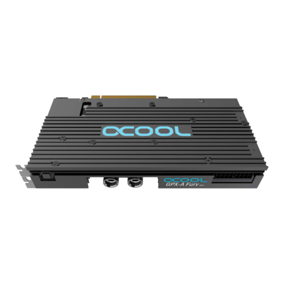 Alphacool GPX–A Fury-M04 Anleitung