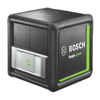 Bosch Quigo Green Originalbetriebsanleitung