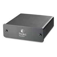 Pro-Ject Audio Systems Phono Box II Bedienungsanleitung