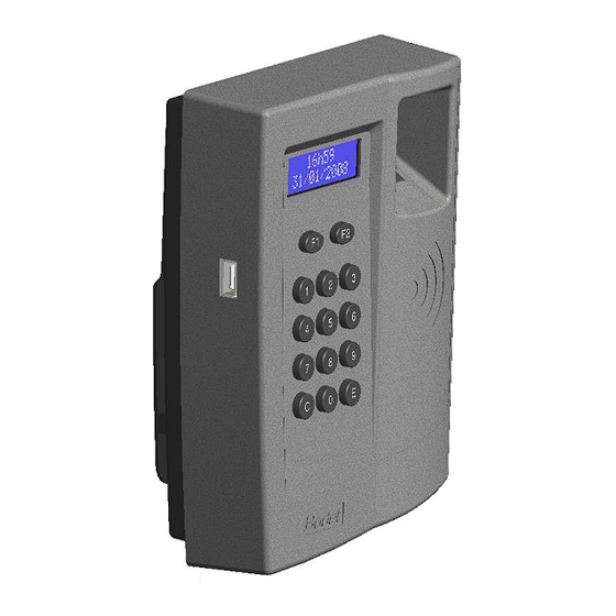 Bodet TIME BOX BIOMETRIC Technische Anleitung Und Schnellstart-Handbuch