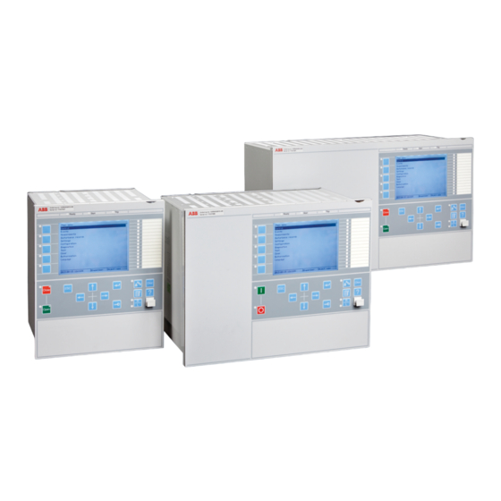 ABB Relion 670 Benutzerhandbuch