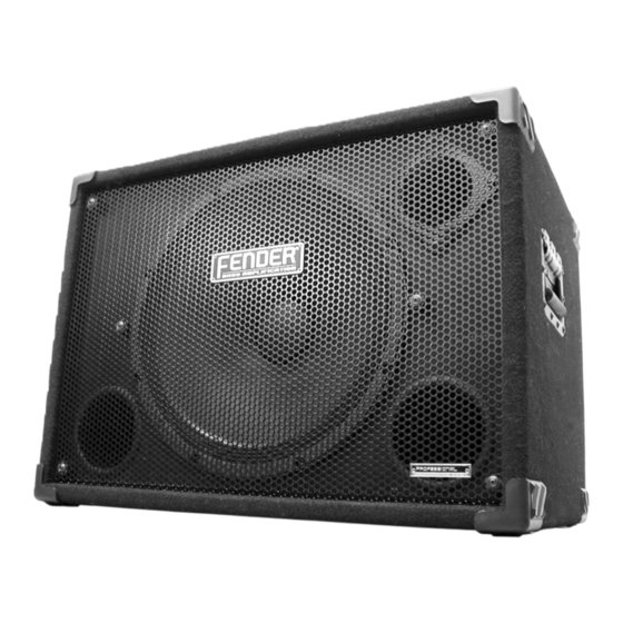 Fender 115 PRO Bedienungsanleitung