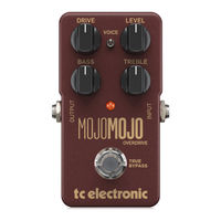 Tc Electronic MOJOMOJO OVERDRIVE Schnellstartanleitung