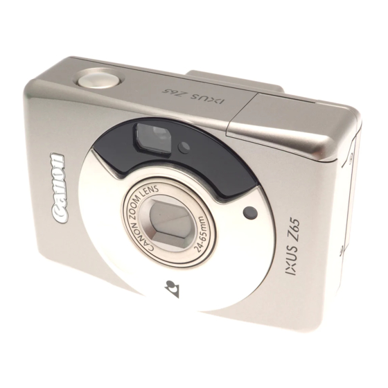 Canon IXUS Z65 Anleitung