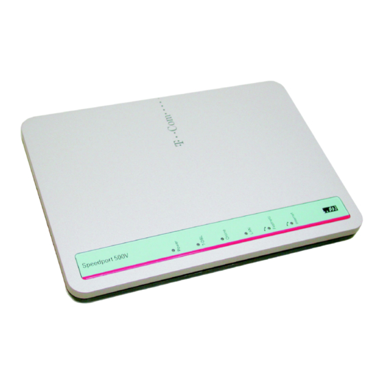 T-COM Speedport 500V Bedienungsanleitung