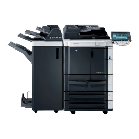 Konica Minolta bizhub 751 Bedienungsanleitung