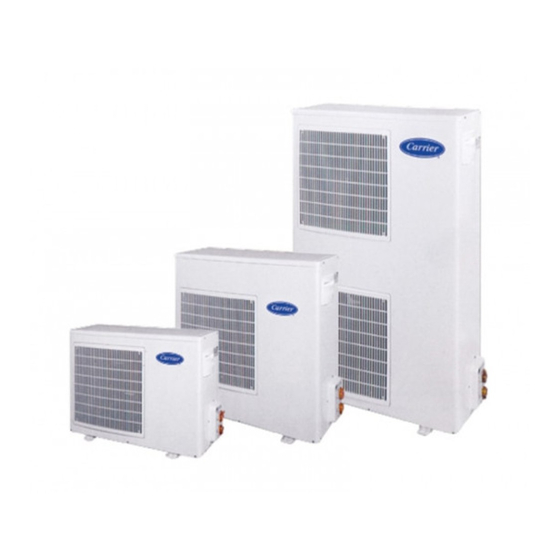 Carrier AQUASNAP JUNIOR 30RA005**B Serie Installationsanweisung