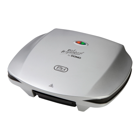 Domo Piet Huysentruyt HEALTH GRILL DO9033G Gebrauchsanleitung