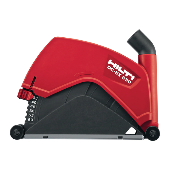 Hilti DC-EX 230/9" Bedienungsanleitung