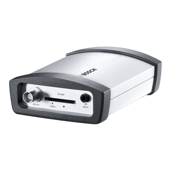 Bosch VIP-X1XF Installations- Und Bedienungshandbuch