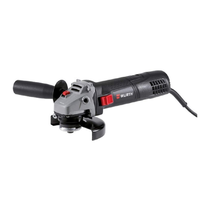 Würth Master EWS 125-S Bedienungsanleitung