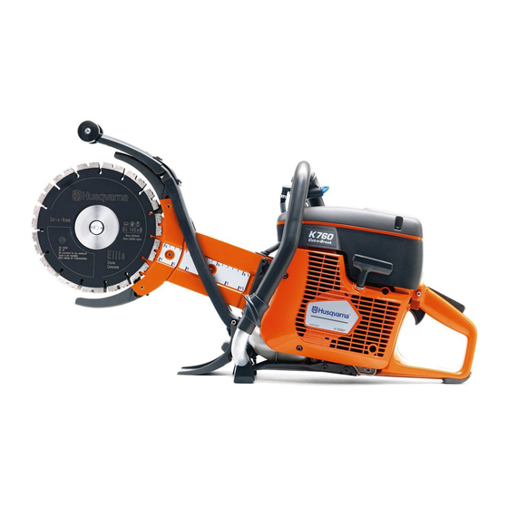 Husqvarna K760 Cut-n-Break Bedienungsanweisung