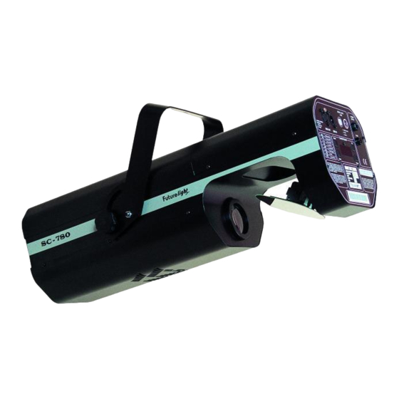 Futurelight Scan SC - 780 Bedienungsanleitung