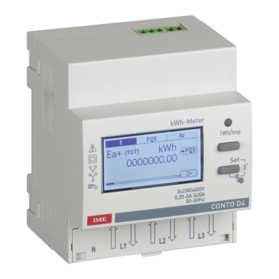 IME CONTO D4-Pd Installationsanweisungen