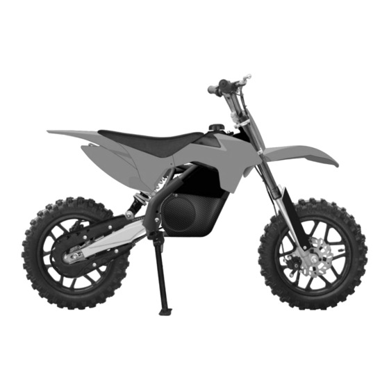 Actionbikes Highper Mini Crossbike Gazelle 500 Watt Bedienungsanleitung