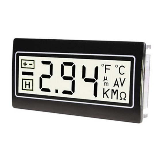 TDE Instruments DPM961 Bedienungsanleitung