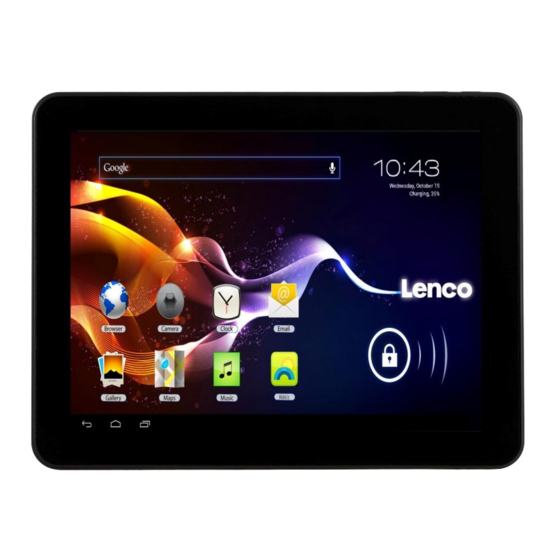 LENCO TAB-832 Benutzerhandbuch