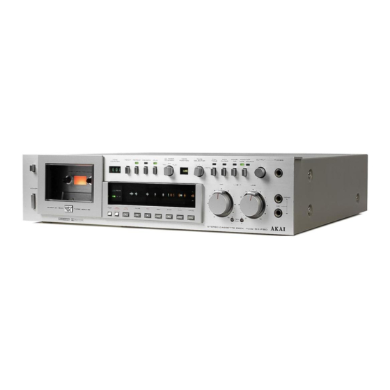 Akai GX-F90 Bedienungsanleitung