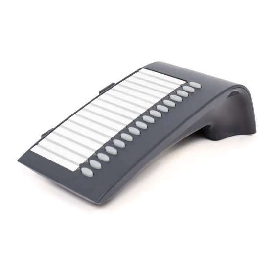 Siemens optiPoint key module Montageanleitung