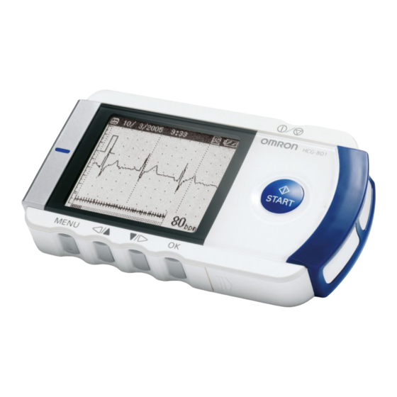 Omron HCG-801 Gebrauchsanweisung