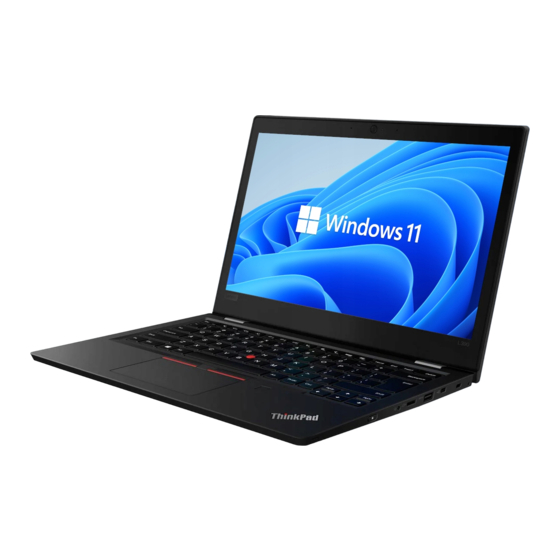 Lenovo ThinkPad L390 Einrichtungsanleitung