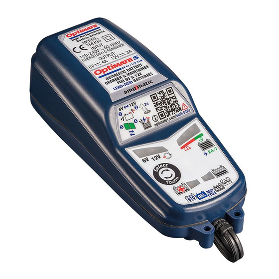 Tecmate Optimate 5 Anwendungsvorschriften